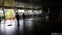 Melihat Lebih Dekat Stasiun LRT Harjamukti di Cibubur