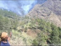 Video: Kebakaran di Gunung Arjuna-Welirang Masih Membara