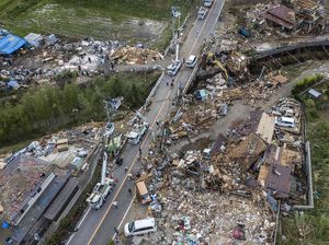 Begini Dahsyatnya Dampak Kerusakan Topan Hagibis di Jepang Begini Dahsyatnya Dampak Kerusakan Topan Hagibis di Jepang