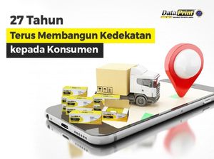 Eksis dalam 27 Tahun DataPrint Terus Bangun Kedekatan ke Konsumen Eksis dalam 27 Tahun DataPrint Terus Bangun Kedekatan ke Konsumen