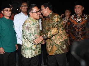 Temui Cak Imin, Prabowo Semringah Banget