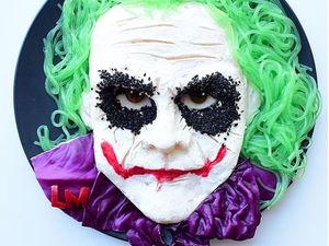 Wajah Seram Joker Menginspirasi Pembuatan Makanan dan Minuman Ini