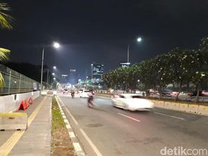 Tak Ada Aksi Demo, Polisi Buka Jalan Depan Gedung DPR Malam Ini