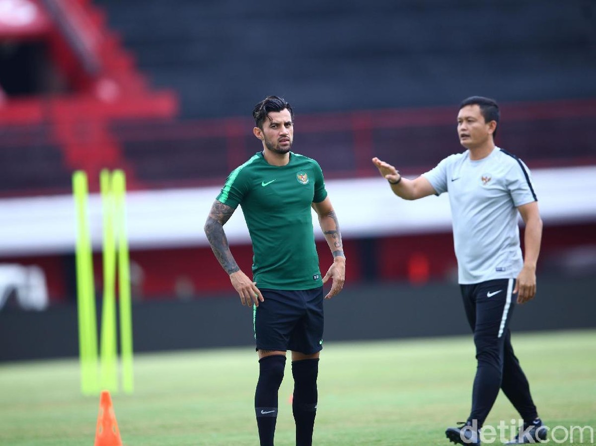 Yeyen Tumena menegaskan Timnas Indonesia selalu berbenah karena belum pecah telur di Kualifikasi Piala Dunia 2022. (Foto: Rifkianto Nugroho/detikcom)