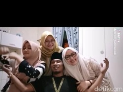 Viral, Lora Fadil Lip Sync Lagu Madu Tiga Ditemani Semua Istri
