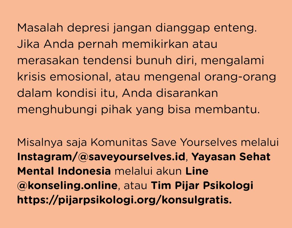 Saran Psikiater saat Menghadapi Orang dengan Suicidal Thought