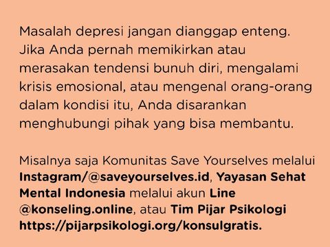 Disclaimer kesehatan mental