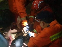 Anjing Terlilit Rantai, Tedi Lapor Petugas Damkar