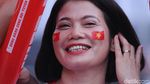 Tingkah Polah Suporter Indonesia dan Vietnam di Bali