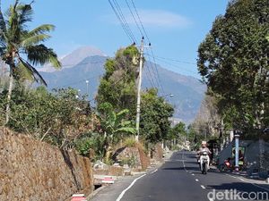 Cantik dan Cerah di Puncak Merapi Pagi Ini Pasca-luncuran Awan Panas
