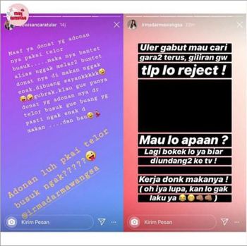 Unggahan Irma Darmawangsa dan Dewi Sanca