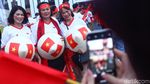 Tingkah Polah Suporter Indonesia dan Vietnam di Bali