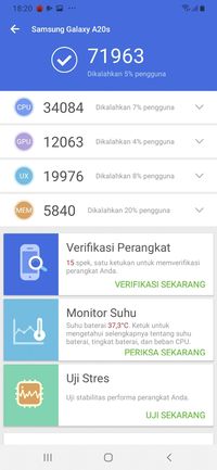 Samsung Galaxy A20s, Murah dengan Kamera Medioker dan Fitur