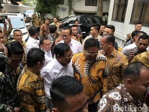 Prabowo Temui Airlangga di DPP Golkar