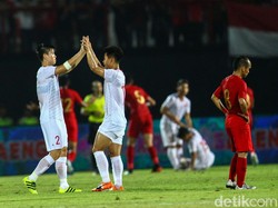 Tiga gol Vietnam dicetak oleh Do Hung Dung, Que Ngoc Hai, dan Tien Linh. 
