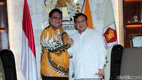 Usai Cak Imin dan Surya Paloh, Kini Prabowo Temui Airlangga