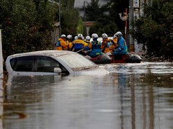 Korban Tewas Akibat Topan Hagibis Hampir 70 Orang, 15 Masih Hilang
