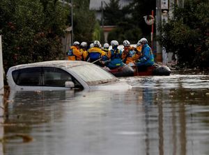 Korban Tewas Akibat Topan Hagibis Hampir 70 Orang, 15 Masih Hilang Korban Tewas Akibat Topan Hagibis Hampir 70 Orang, 15 Masih Hilang
