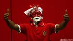 Tingkah Polah Suporter Indonesia dan Vietnam di Bali