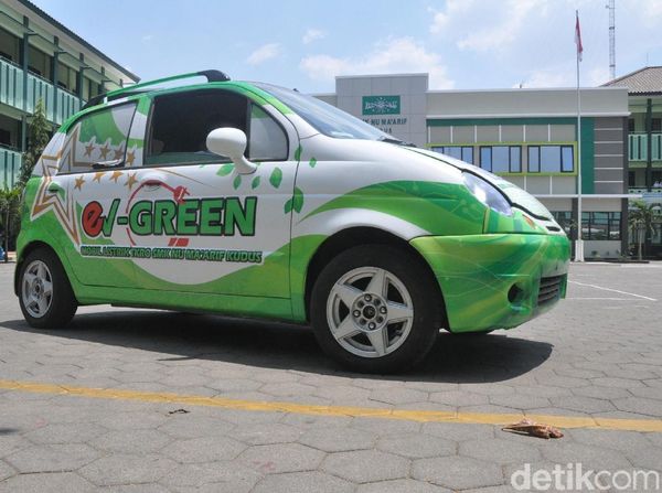 Penampakan Mobil Listrik Buatan Anak SMK Kudus