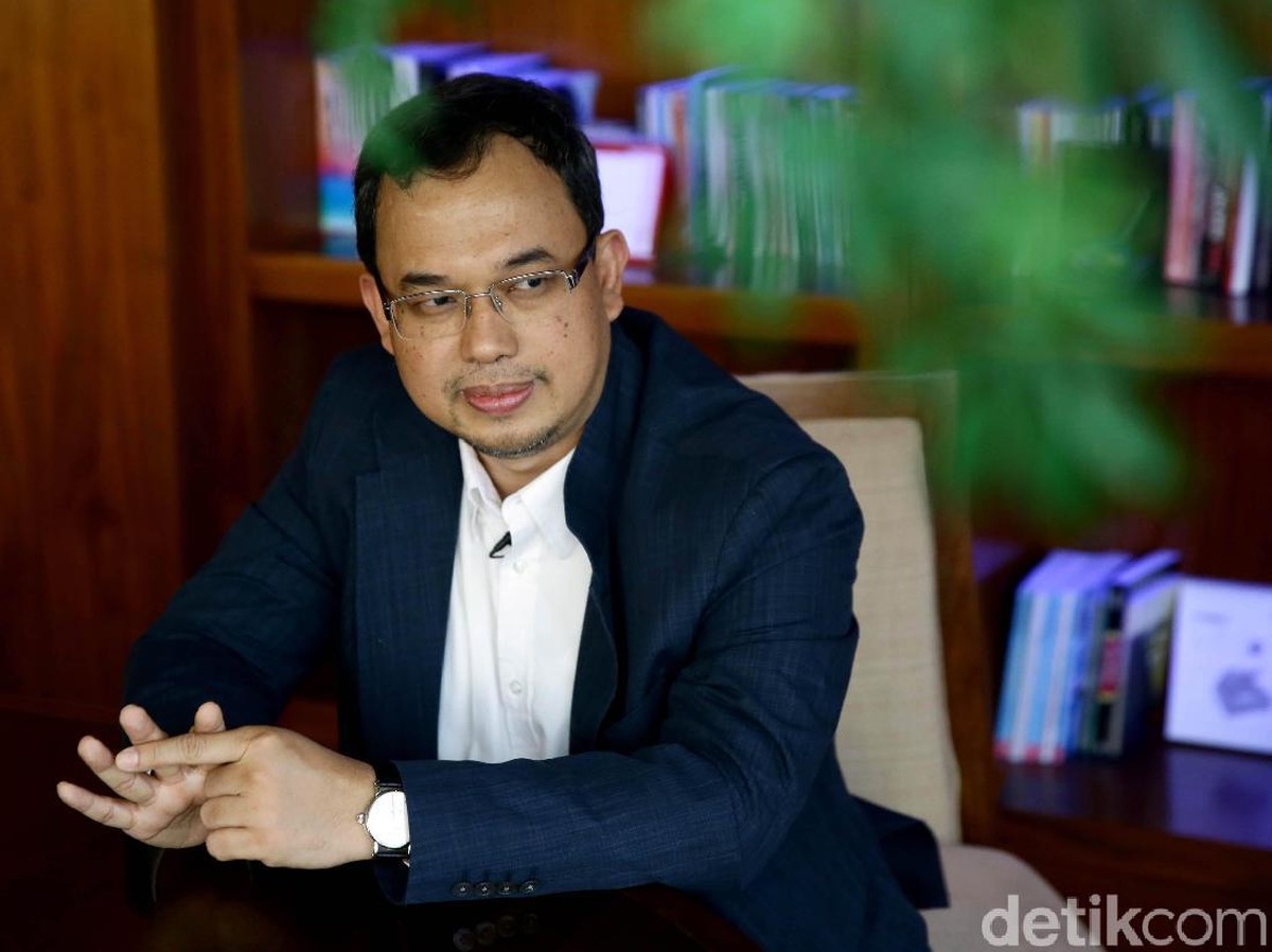 Calon Ketua Umum PSSI, Vijaya Fitriyasa. (Foto: Rachman Haryanto/detikcom)