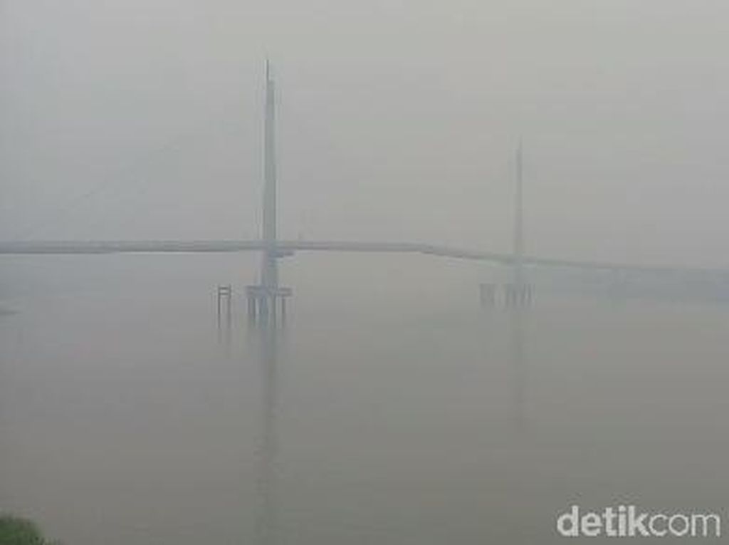 Laporan Langsung Kabut Asap Terparah di Jambi Laporan Langsung Kabut Asap Terparah di Jambi