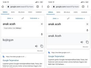 Warga Aceh Protes Terjemahan Rasis di Google Translate