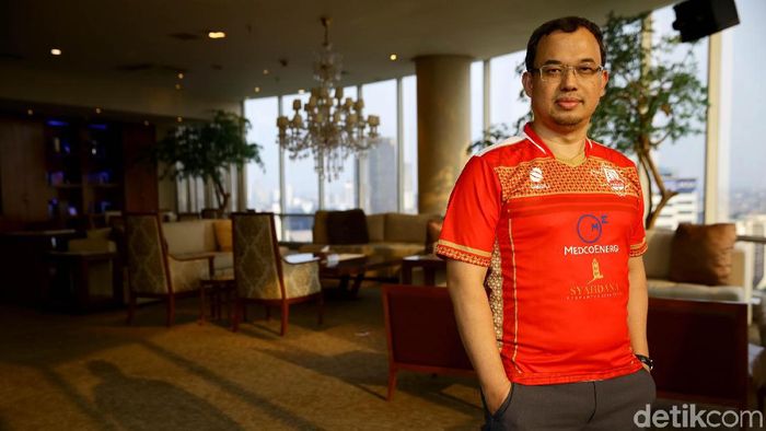 Vijaya Fitriyasa, calon ketum PSSI (Rachman Haryanto/detikSport) Vijaya Fitriyasa, calon ketum PSSI (Rachman Haryanto/detikSport)