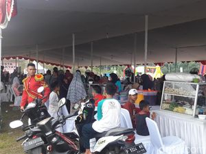 Pesta Rakyat Warnai Rapimnas Gerindra di Hambalang