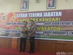 AKBP Didik Resmi Dilantik Jadi Kapolres Kendari