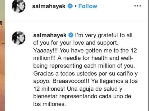 Postingan Salma Hayek