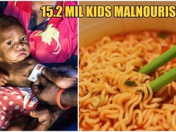 Mie Instan Menyebabkan 40% Anak Dibawah Umur di Asia Alami Malnutrisi