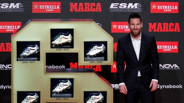 Ini Sepatu Emas Keenammu, Messi