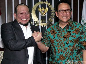 Eks Ketua DPD RI Irman Gusman Bertemu La Nyalla Mattalitti