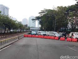 Jalan Gatsu Menuju DPR Ditutup hingga Pelantikan Presiden 20 Oktober