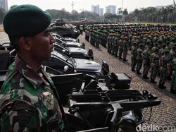 Personel TNI Jaga Pelantikan Tanpa Senjata, Tapi Pasukan Cadangan Siaga
