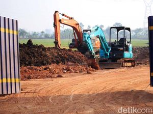 Waduh! Pembangunan Jalan Lingkar Majalaya Gusur Lahan Pertanian
