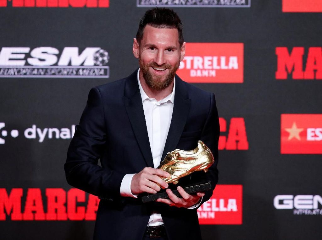 Ini Sepatu Emas Keenammu, Messi Ini Sepatu Emas Keenammu, Messi
