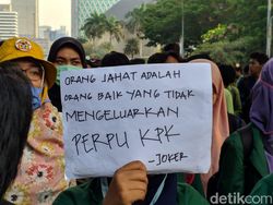 Jokowi-Maruf Dilantik, BEM SI Bicara Perppu KPK Tak Digubris-BPJS Naik