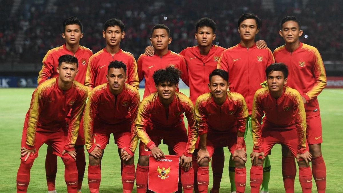 Timnas Indonesia U-19 melawan Timor Leste di laga Grup K Kualifikasi Piala Asia U-19 2020. (Foto: Zabur Karuru/ANTARA)