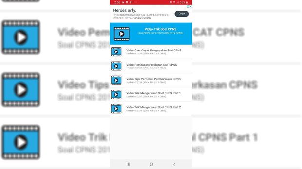 3 Aplikasi Simulasi Tes CPNS Pilihan di Android