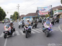 Jelang Pelantikan Presiden, Aparat Gabungan di Banyuwangi Gelar Apel Pasukan