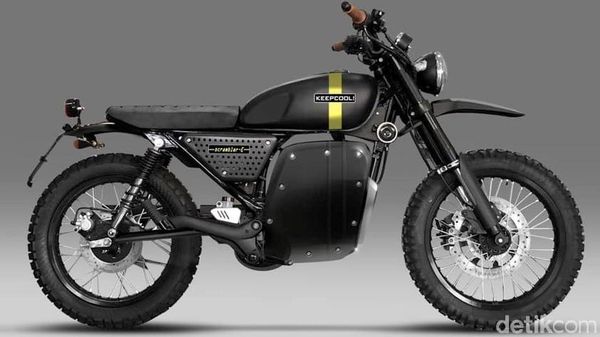 Motor Listrik Scrambler Buatan Brand Thailand
