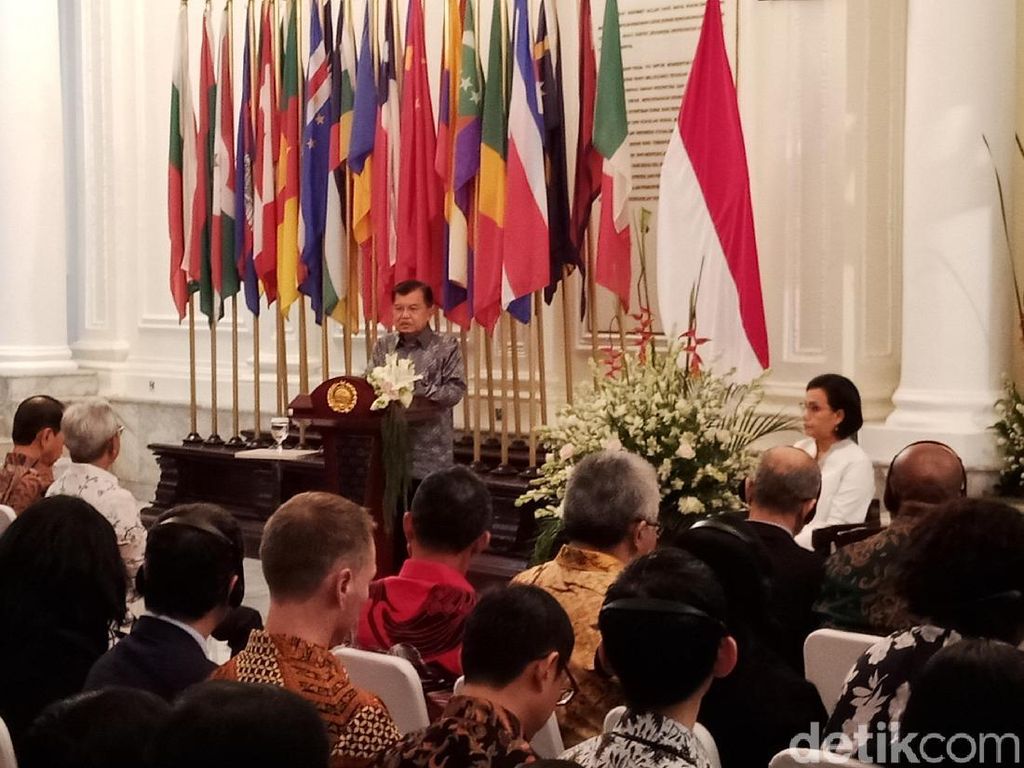 JK Resmikan Lembaga Kerja Sama Pembangunan Internasional Indonesia