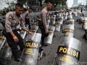 Polisi Kerahkan 8 Ribuan Personel Amankan Demo di Patung Kuda-Kedubes Prancis