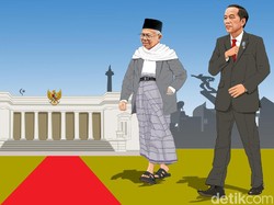 Cair H-10 Lebaran, Segini Nominal THR yang Diterima Jokowi-Maruf Amin
