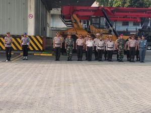 Cegah Massa Saat Pelantikan Presiden, Polisi Jaga Ketat Pelabuhan Tj Priok