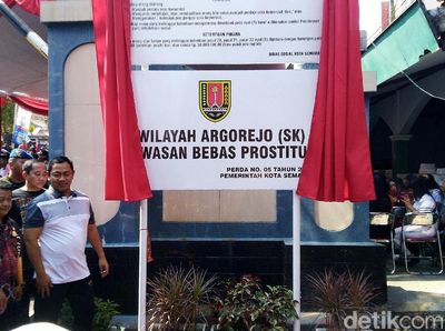 Penampakan Lokalisasi Sunan Kuning yang Ditutup Hari Ini