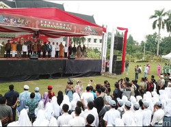 Warga Jambi Bareng TNI-Polri Doa Bersama Jelang Pelantikan Presiden