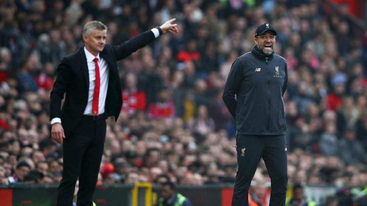 Manajer Liverpool Juergen Klopp tak punya saran untuk Ole Gunnar Solskjaer untuk membangkitkan Man United. (Foto: Clive Brunskill / Getty Images)